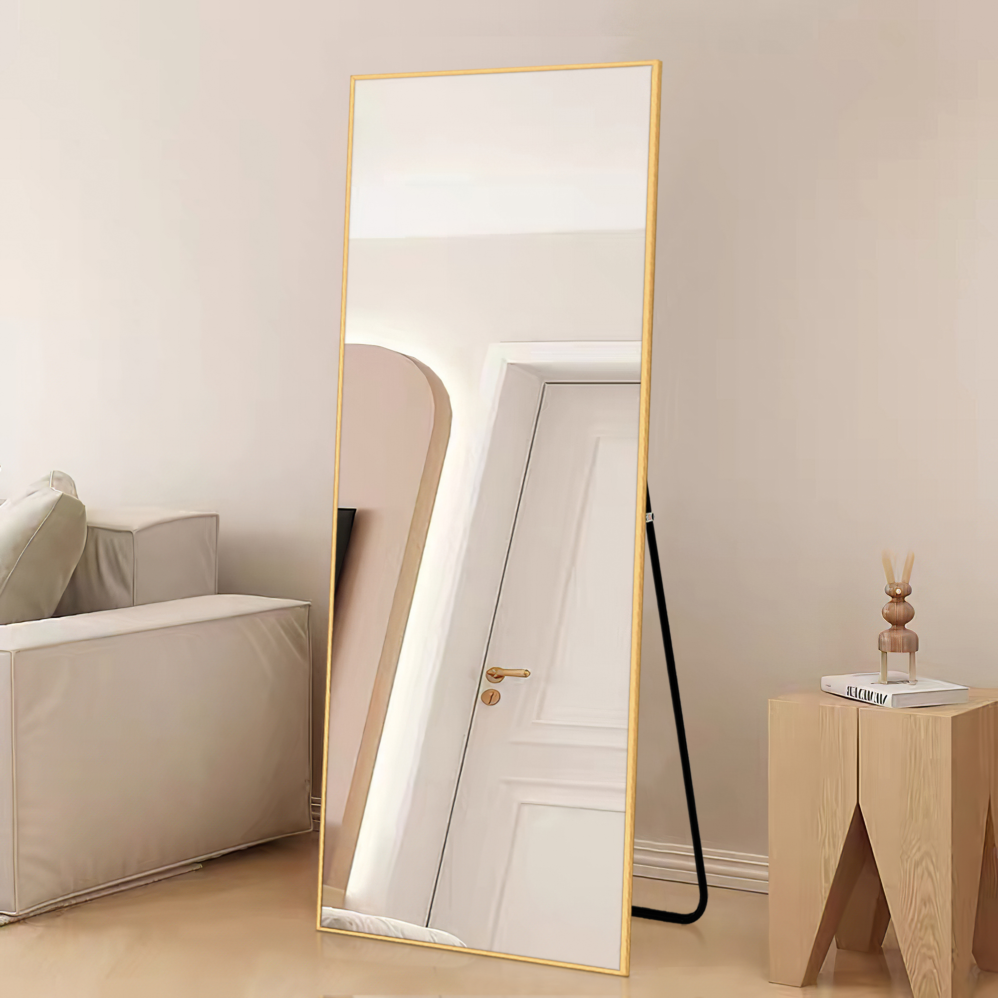 Neutypechic 43"x16" Full Length Floor Mirror Standing Rectangle Mirror