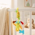 thumbnail image 5 of Kiddiway Baby Toy Teether Car Hanging Wind Chime - Plush Figurine Style, Baby Car Toys & Stroller Toys, Teething Toy with Soft Rattle, Sensory Soothing, BPA-Free, Hanging,b, 5 of 6