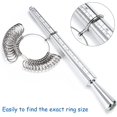 thumbnail image 4 of LinenLoon Ring Sizer Measuring Tool, NuLink Aluminum Ring Mandrel Dual Measurement Size Metal Rings Sizers Tools Kit Adjuster for Women Men Rings, 4 of 5
