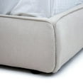 thumbnail image 6 of Modrest Lambert - Queen Modern Beige Upholstered Bed, 6 of 9