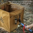 thumbnail image 4 of Yammee Portable Camping Trash Can Outdoor Folding Storage Box Large Capacity Garbage Bin Foldable Picnic Basket Easy to Carry, 4 of 12