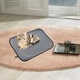 thumbnail image 4 of Alfombrilla de arena para gatos Yinane Grande Impermeable Antideslizante Gris oscuro, 4 of 7