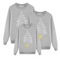 thumbnail image 6 of Fiaer Matching Family Merry Christmas Sweatshirts Funny Graphic Trendy Pullover Crew Neck Long Sleeve Loose Fit Casual Xmas Tops Women XL, 6 of 7