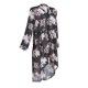 thumbnail image 1 of con Manga Atractiva Elegante para Mujeres Formal Tops SG Colco Las mujeres imprimen el cuello de V más la camisa, 1 of 8