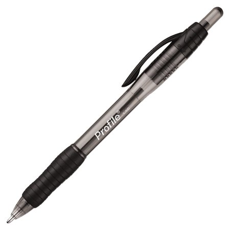 UPC: 0041540894650 | Paper Mate Profile Retractable Ballpoint Pens  Bold (1.4mm)  Black  12 Count