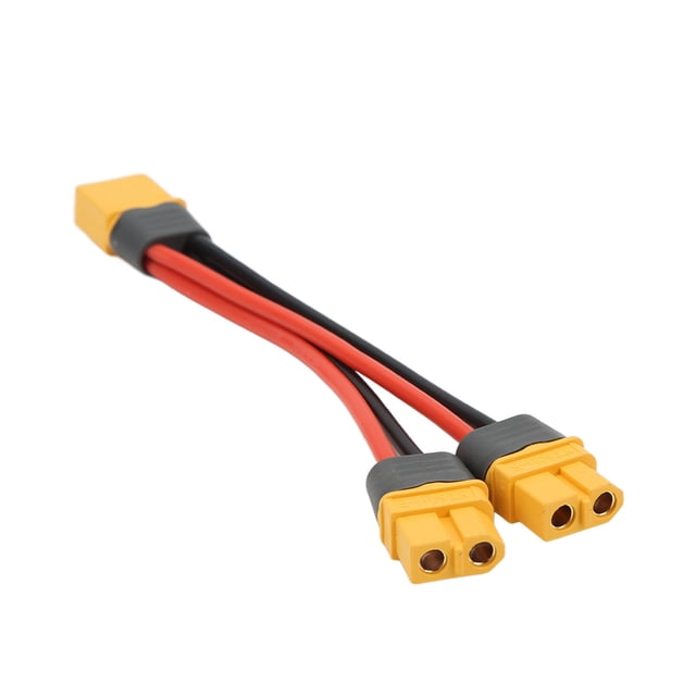 Cable adaptador XT60H dureza fuerte y segura Cable adaptador paralelo XT60H de 136 mm de longitud para modelos de aviones para modelos de automóviles con control remoto para