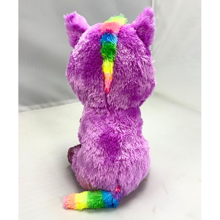 TY Beanie Boos - Rosette the Bashful Purple Unicorn with Glitter