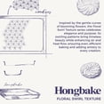 thumbnail image 4 of HONGBAKE Nonstick Baking Sheet Pan Set of 3, Cookie Sheets for Oven, Non-Toxic Half/Quarter/Jelly Roll Pans with Floral Swirl Texture, Heavy Duty 0.8mm Thick Oven Trays for Cooking, Blue, 4 of 9
