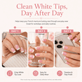 thumbnail image 2 of Morovan French Tip Press On Nails: 150 Pcs Pink Short Square Soft Gel False Nail Tips, DIY Nail Art Kit for Women, 2 of 9