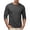 Dark Gray, variant on Men's 3/4 Sleeve T-Shirts Stretch Breathable Lightweight Casual Pocket Tees Crew Neck Work Shirts for All Seasons Daily Wear Gray M