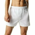 thumbnail image 2 of 3-12 PACK Men's White Boxer Shorts W/ Comfortable Flex Waistband (White, XL, 3 Pack), 2 of 4