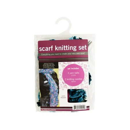 Bulk Buys OD844-4 Scarf Knitting Set