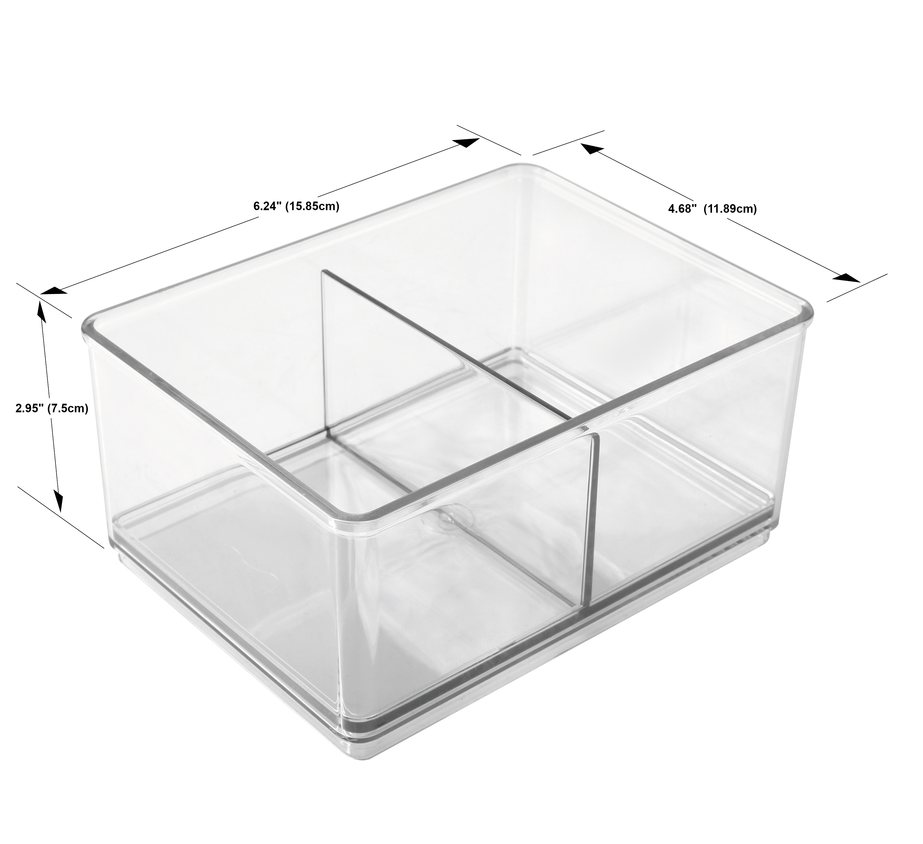 The Home Edit 8-Piece Clear Plastic Beauty Drawer Edit Storage System - image 5 of 12