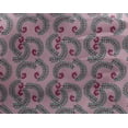 thumbnail image 4 of oneOone Georgette Viscose Fabric Leaves & Swirl Block Fabric Prints By Yard 42 Inch Wide, 4 of 4