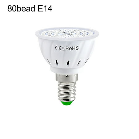 

MGStore E27/E14/B22/GU10/MR16 Grow Light Bulb High Temperature Resistance Easy to Install Super Bright Professional LED Plant Grow Lamp for Indoor
