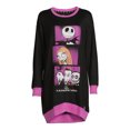 thumbnail image 5 of Disney's Women's and Women's Plus Nightmare Before Christmas Sleepshirt with Socks, 5 of 5