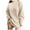 2-Beige, variant on HNMKIU Knitted Sweater Dress Long Sleeve Mid Length Turtleneck Pullover Tunic Fall Dresses for Women Casual Comfortable 2-Black,XXXL
