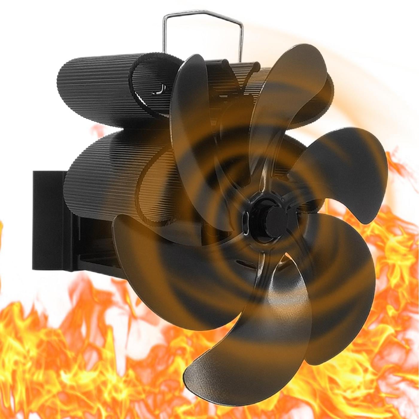 dump Hejse konjugat Heat Powered Stove Fan | Fireplace fans for Log Burner Ultra Quiet | Non  Electricity Stove Fan for Log/Wood/Pellet Burning stove &Efficient Heat  Transfer - Walmart.com