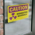 thumbnail image 4 of (2 Pack) Radioactive Materials OSHA Caution Radiation Sign 7 Inch X 5 Inch Vinyl Label Decal Sticker Weather Resistant, UV Protected for Workplace, Business, and Construction Site, Made, 4 of 7
