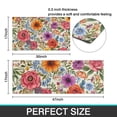 thumbnail image 7 of Pioneer Flower Floral Print Pattern Kitchen Rugs Sets Of 2,Anti Fatigue Kitchen Mat Rugs Non Slip Washable,Decorative Kitchen Floor Mats for Kitchen,Sink,Laundry,17"x30"+17"x47", 7 of 7