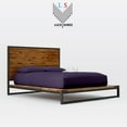thumbnail image 3 of 24-INCH EXTRA DEEP POCKETS - 700-Thread-Count 100% Organic - California King Size Organic Cotton Sheet Set- Plum, 3 of 7