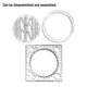 thumbnail image 3 of Plantilla de Dibujo Circular Multifuncional, Herramienta GeoméTrico, Regla MedicióN, áNgulo Giratorio, 3 of 7