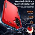 thumbnail image 3 of Funda para Celular Suncasetor Galaxy A16 5G Protección Militar Roja, 3 of 7