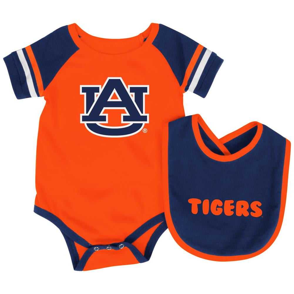 Auburn University Tigers Baby Bodysuit and Bib Set Infant Jersey by Colosseum