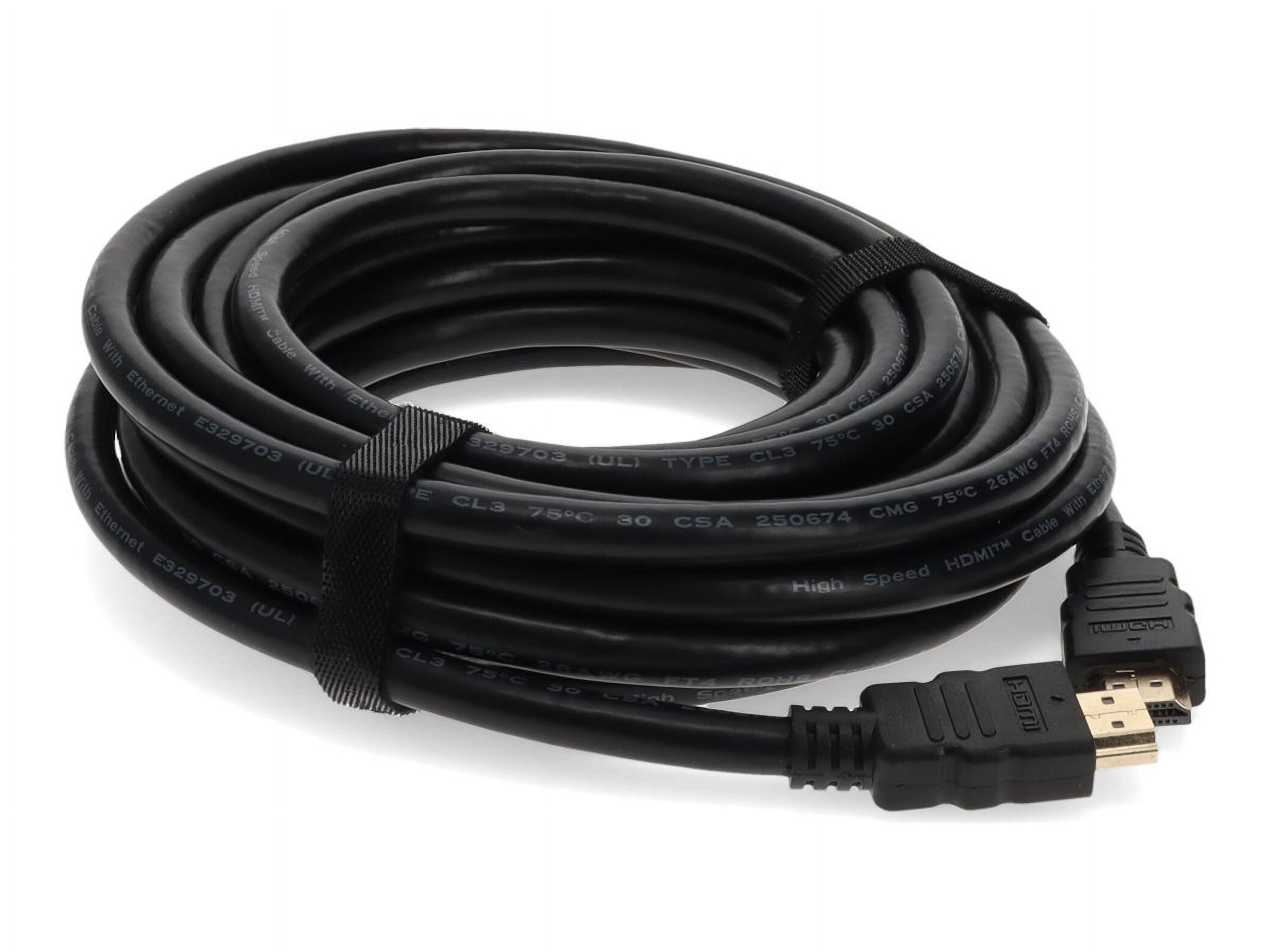 25.0FT MALE TO MALE CABLE HDMI TO HDMI BLACK CABLE