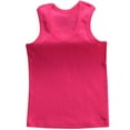 thumbnail image 6 of Sevevn Toddler Kids Boys Girls Fashion Cute Solid Color Soft Sleeveless Bottom Camisole Hot Pink 4 Years Deal of the Week, 6 of 6