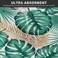 thumbnail image 5 of Tropical Kitchen Rugs and Mats Non Skid Washable Set of 2, Green Palm Leaves Gold Kitchen Runner Rug, Farmhouse Summer Kitchen Floor Mat Under Sink Mat Throw Rug for Doormat, 5 of 6