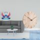 thumbnail image 2 of Estatua de escultura de cisne,Escultura de cisne para decoración del hogar Adorno de San Valentín,Estatua de ganso,figura acrílica,artesanía coleccionable,Reloj de pared redondo,Reloj de, 2 of 8