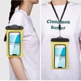 thumbnail image 4 of MATEPROX Waterproof Phone Pouch with Lanyard/Arm/Waist Strap, [2 Packs] Universal Water Proof Case Bags for iPhone 15/14/13/ Pro Max/XR/Galaxy S22/23/24-Yellow, 4 of 6