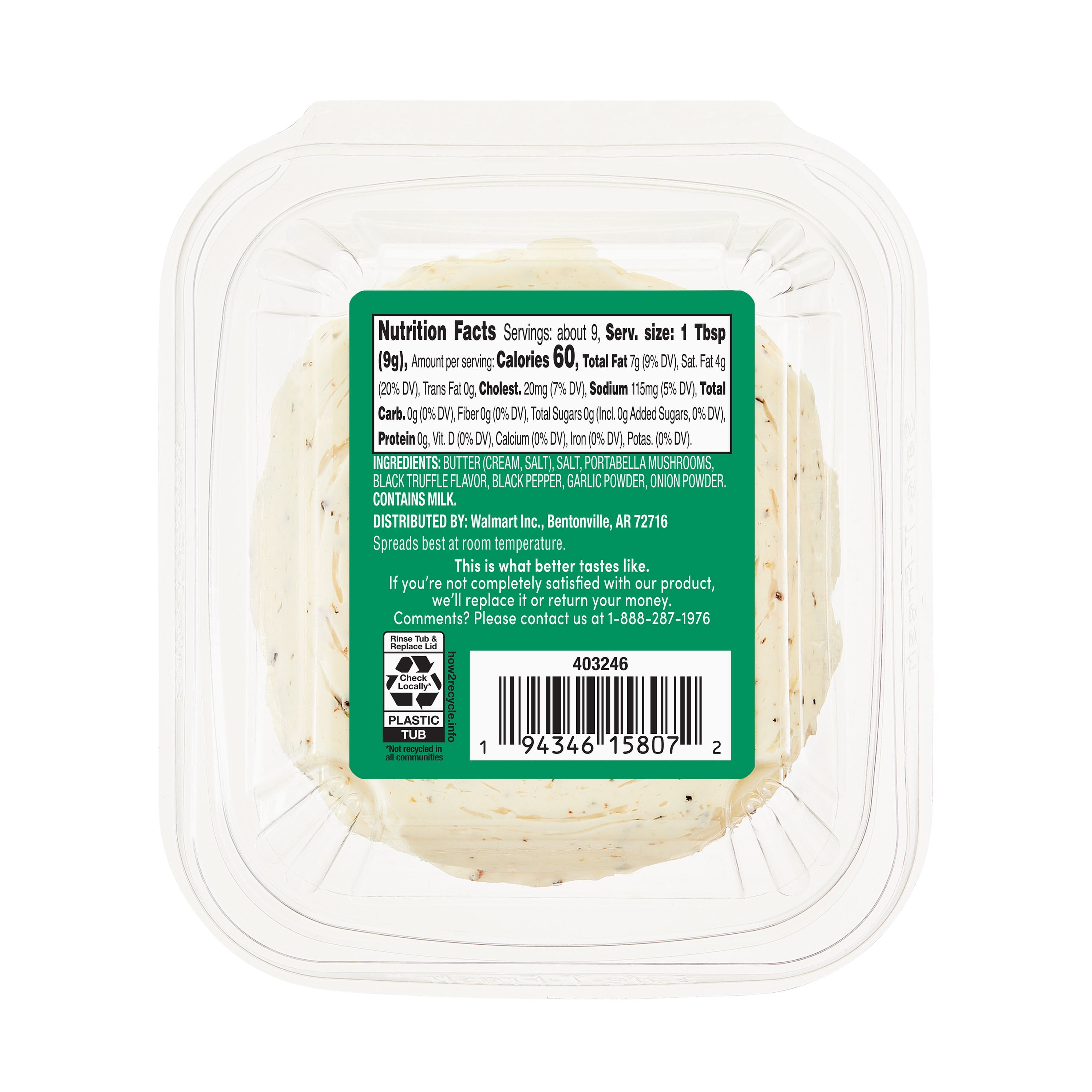 bettergoods Black Truffle Butter, 3 oz Tub