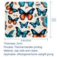 thumbnail image 5 of Butterfly Printed Desk Mat Mousepad, Non-Slip Rubber Bottom, 8.3x9.8 Inch, Suitable for Office and Gaming, 5 of 6