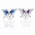 thumbnail image 3 of Bohemia Butterfly Brooch Scarf Buckle Bouquet Luxury Colorful Rhinestone Scarf Clip For Women Boho Christmas Xmas Jewelry Brooch, 3 of 4