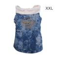thumbnail image 3 of Greeniant Ropa para mascotas Abrigo de algodón engrosado Ropa para mascotas Chaquetas de disfraces pequeños Elegante decoración hermosa para el Ropa para mascotas Azul XXL Greeniant PT000684-06, 3 of 6