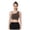 Coffee, variant on Women's One Shoulder Sports Bra - Asymmetrical Strap Workout Top with Backless Design Shockproof Push-Up Fitness Underwear (White, M)
