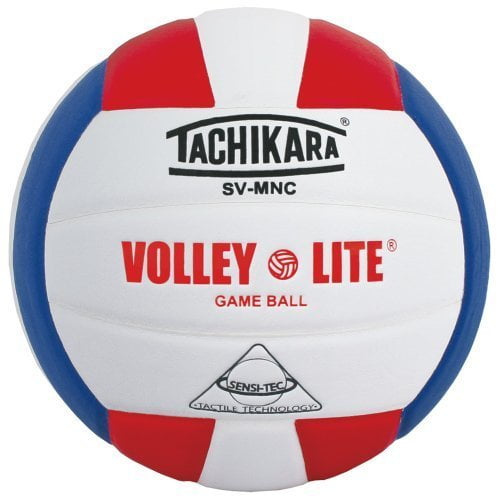 Tachikara de voleibol SV-MNC Volley-Lite escarlata/blanco/azul real