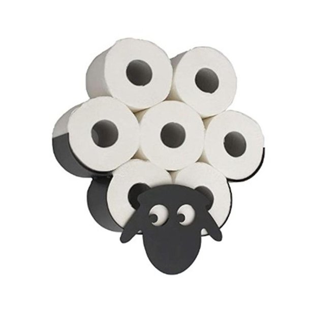 Papel Higiénico De Pared Decorativo Soporte De Papel Higiénico De Hierro Animal Montado En La Pared Para Sala De Estar Baño Hotel Minnieouse HA041643-03