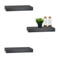 thumbnail image 1 of ITY International - Set of 3 Mini Floating Wall Shelf, 16" x 5.1" x 1.5", Black, 1 of 6