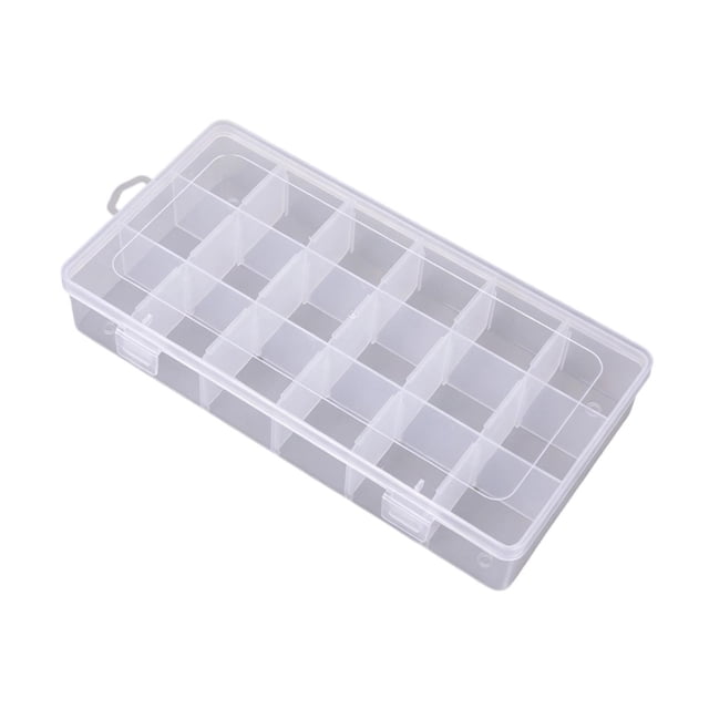 Flynix Bead Organizer Box Jewelry Tool Case Accessories Craft Storage Container Fishing 18 Grid