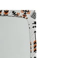 thumbnail image 2 of Ambesonne Tribal Fitted Sheet, Birds Arrows, Twin Size, Orange Black White, 2 of 2