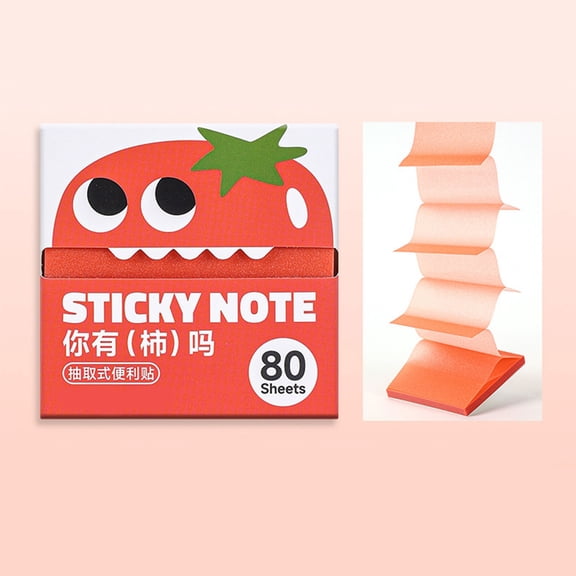 Transparent Glitter Sticky Notes, 1-Pack 3.1x3.1 Inch 80 Sheets Dispenser Box, See Through Adhesive Memo Notes for Office Setup, bldnkj