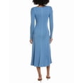 thumbnail image 2 of Elie Tahari womens  Deep Scoop Neck A-Line Midi Dress, s, Blue, 2 of 3