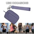 thumbnail image 4 of Wristlet Wallet for Women, Nylon Keychain Coin Purse Pouch Zippered Card Case With Id Window/Hand strap, 4 of 4