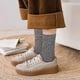 thumbnail image 3 of Womens Wool Socks, 5 Pairs Vintage Thick Knit Winter Warm Socks For Women Men Gifts, 3 of 5