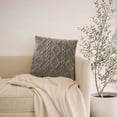 thumbnail image 5 of Dvruxg Plush Geometric Patterned Cushion Brown Polyester 45x45cm Enhances Back Support and Living Room Style Extended Length for Ultimate Relaxation, 5 of 5
