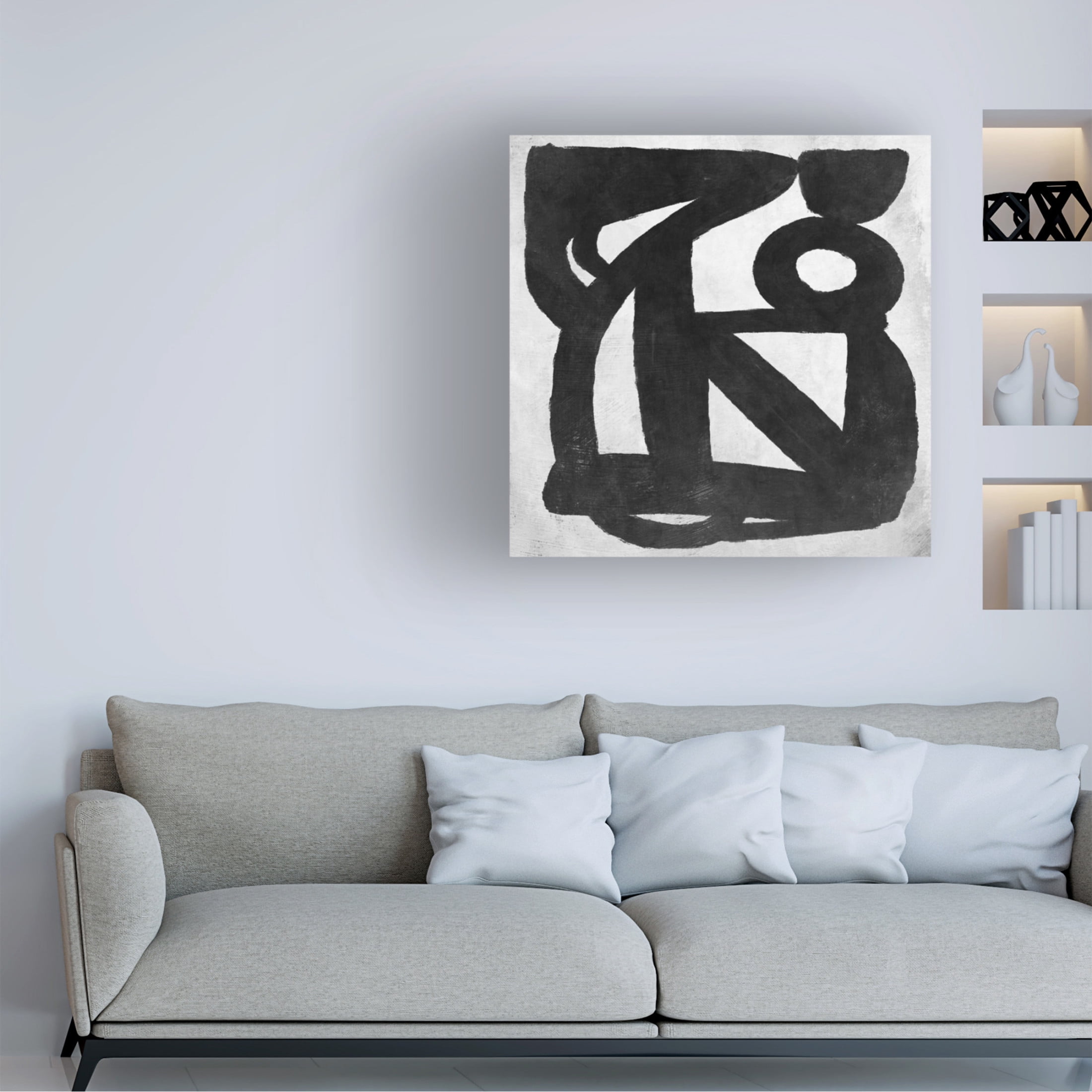 Trademark Fine Art Dan Hobday Abstract Melody No4 Canvas Wall Art