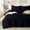 Black, variant on IR Imperial Rooms Duvet Cover King Size, Soft Prewashed 3-Piece Duvet Cover Bedding Set with Pillow Shams, Gray